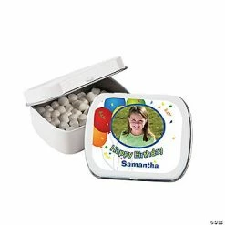 Wholesale 👏 Birthday Custom Photo Mint Tins - 24 Pc. 🛒
