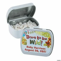 Buy 😀 Personalized Jungle Baby Shower Mint Tins - 24 Pc. ✔️