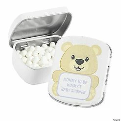 Outlet 😍 Personalized Teddy Bear Mint Tins - 24 Pc. 😉