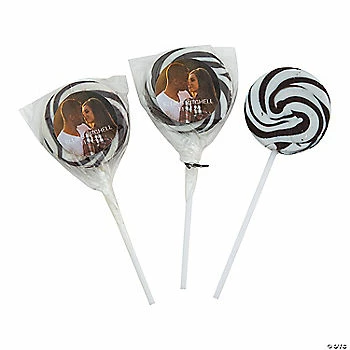 Best reviews of ๐ Personalized Custom Photo Black & White Swirl Pops - 12 Pc. โค๏ธ