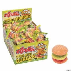 Deals 🛒 Efrutti® Mini Burger Sour Gummi 🍬 Candy - 60 Pc. 😀