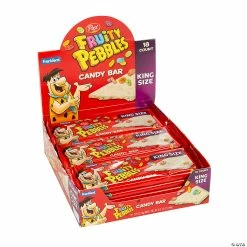 Cheapest 🤩 Fruity Pebbles King Size 🍬 Candy Bars, 2.75 oz, 18 count 🥰