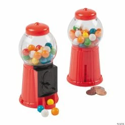 Buy 🔔 Gumball Machine Toy Banks with Gum - 2 Pc. 🎁