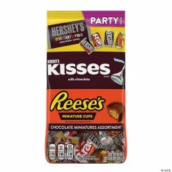 New 🥰 HERSHEY'S, REESE'S, KISSES Milk Chocolate 🍬 Candy Assortment, 35 oz 😀