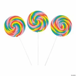 Deals ๐ฏ Jumbo Swirl Lollipops - 6 Pc. ๐