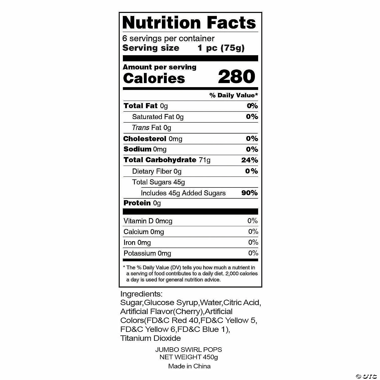 Deals ๐ฏ Jumbo Swirl Lollipops - 6 Pc. ๐ - Image 4