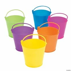 Discount ๐ฏ Mini Colored Favor Pails - 12 Pc. ๐
