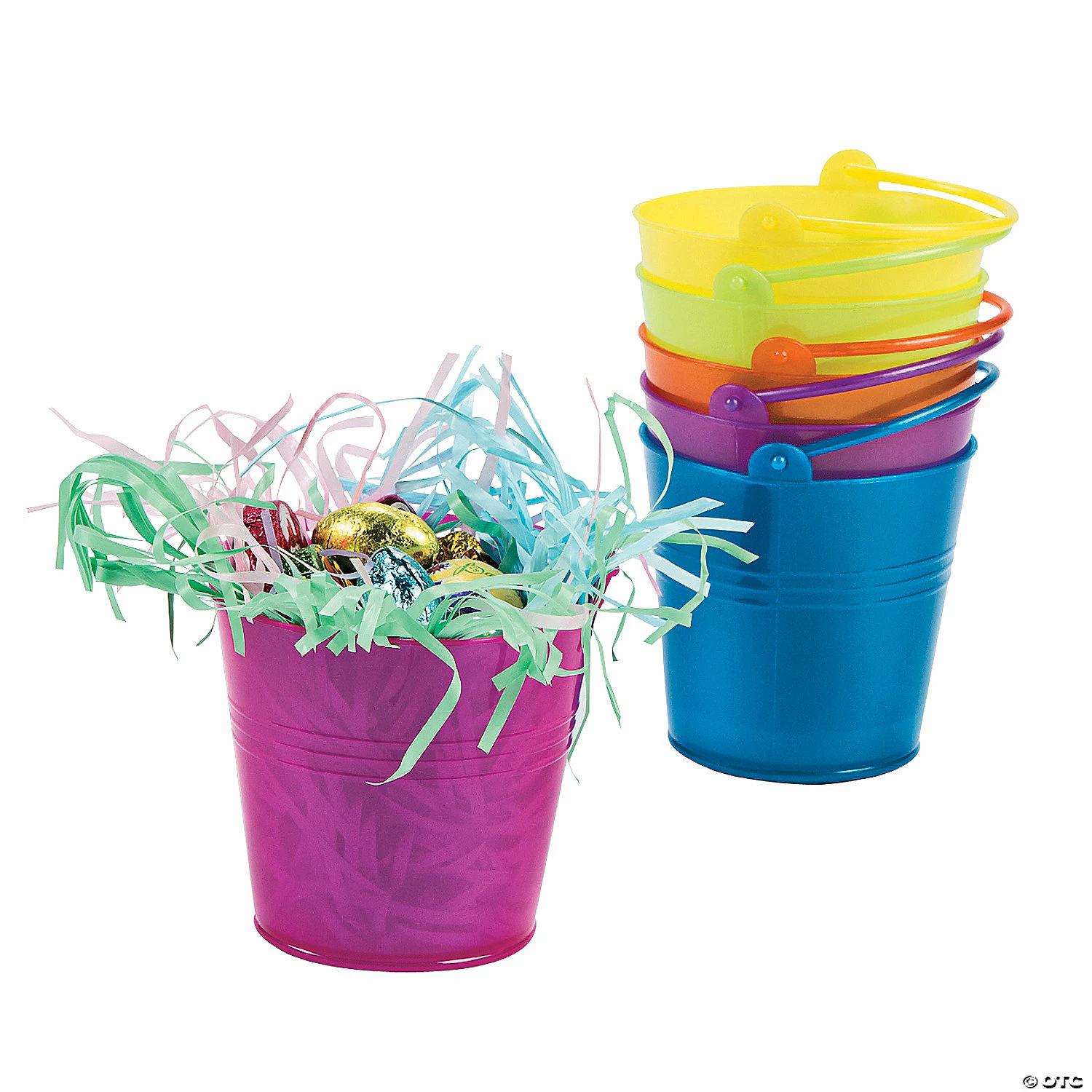 Discount ๐ฏ Mini Colored Favor Pails - 12 Pc. ๐ - Image 3