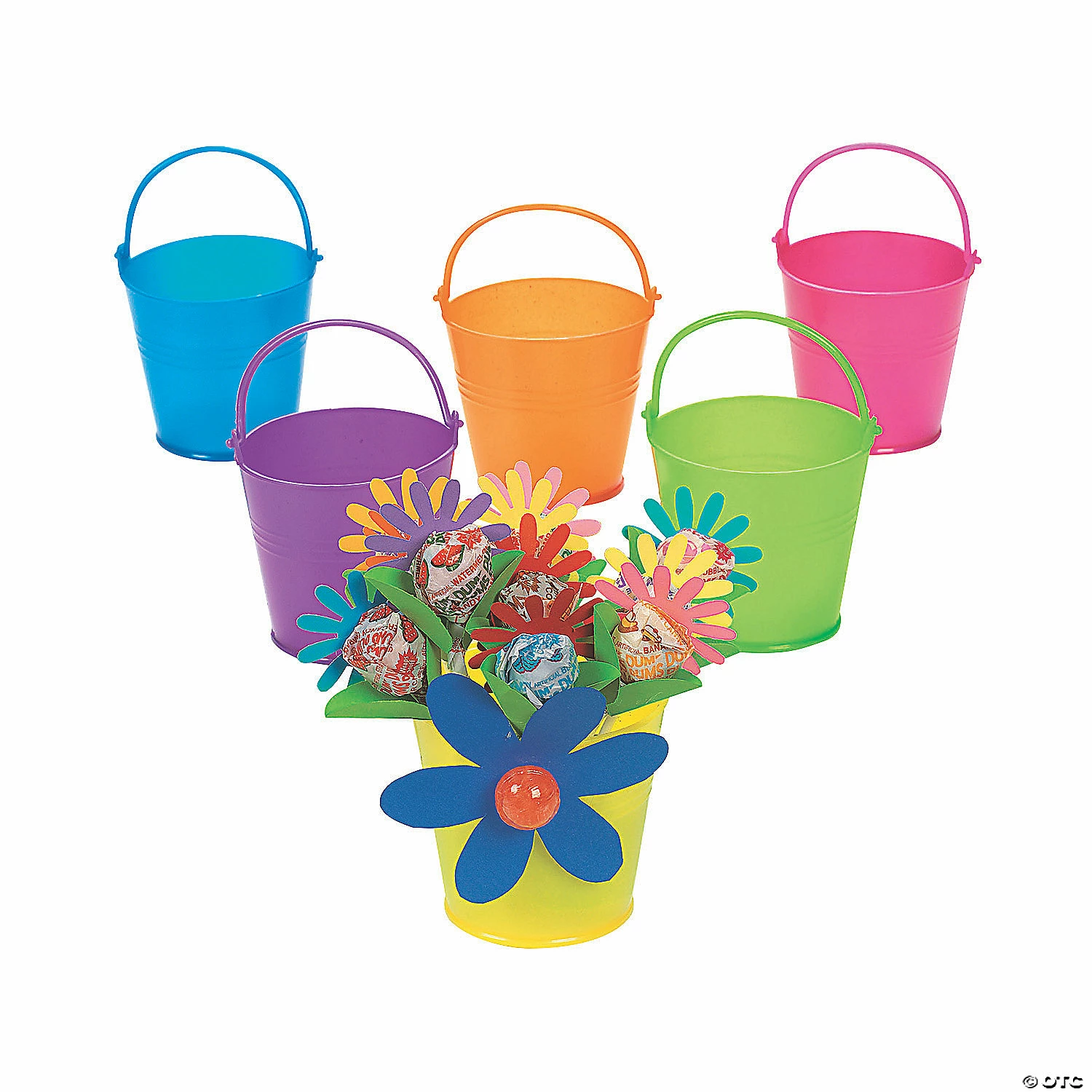 Discount ๐ฏ Mini Colored Favor Pails - 12 Pc. ๐ - Image 4