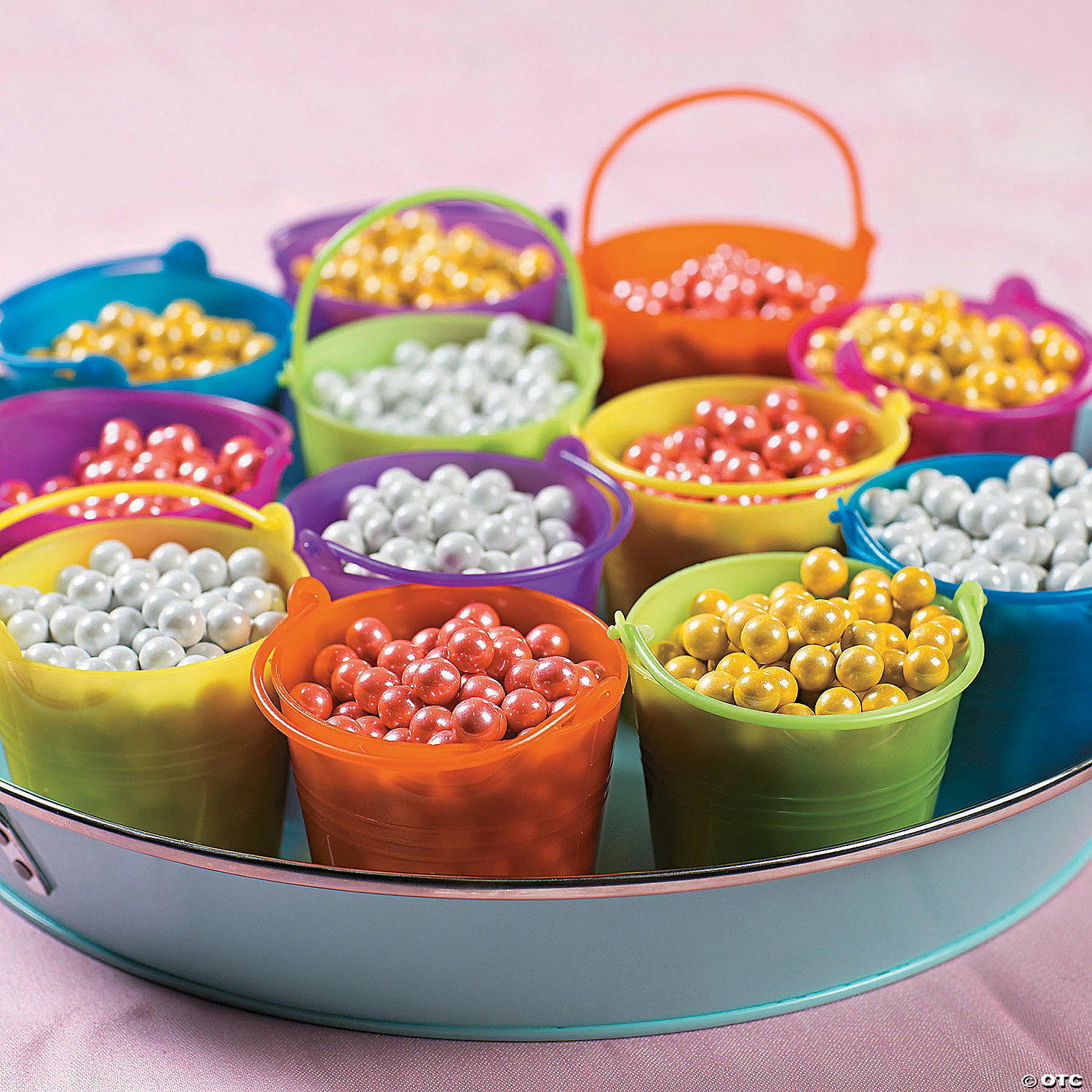 Discount ๐ฏ Mini Colored Favor Pails - 12 Pc. ๐ - Image 5