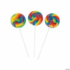 Budget 🌟 Mini Swirl Lollipops - 38 Pc. ⭐