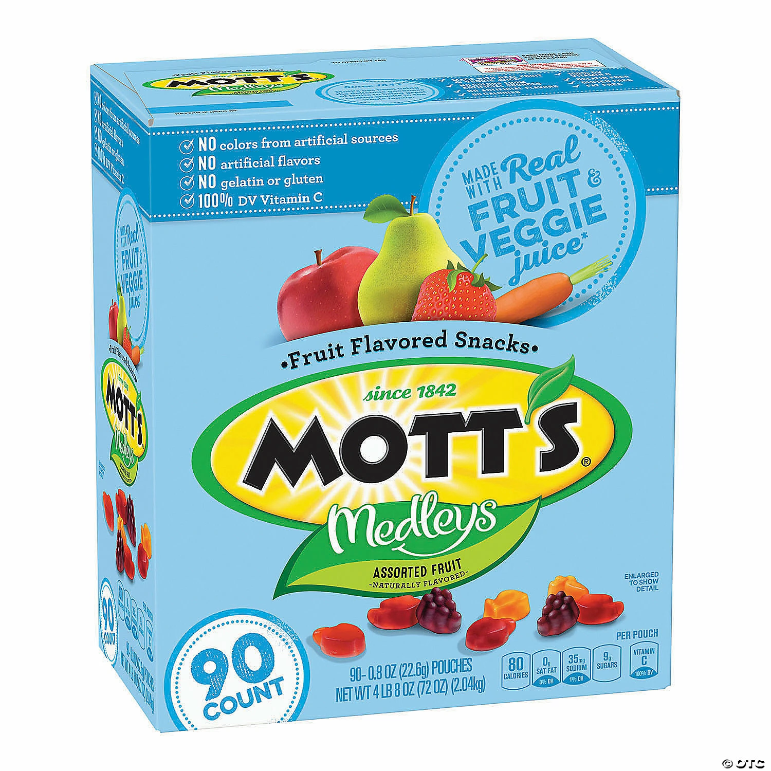Buy 🎉 Mott's Medleys Fruit Snacks, 0.8 oz, 90 Count ❤️