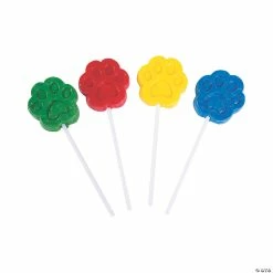 Cheap 👍 Paw Print Lollipops - 12 Pc. 😍