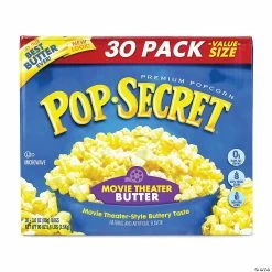 Promo 🤩 Pop Secret Premium Popcorn Movie Theater Butter, 3 oz, 30 Count ⭐