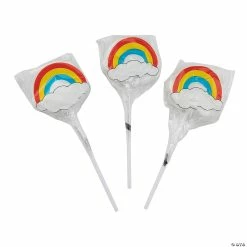 New 🔔 Rainbow Character Lollipops - 12 Pc. 🎁