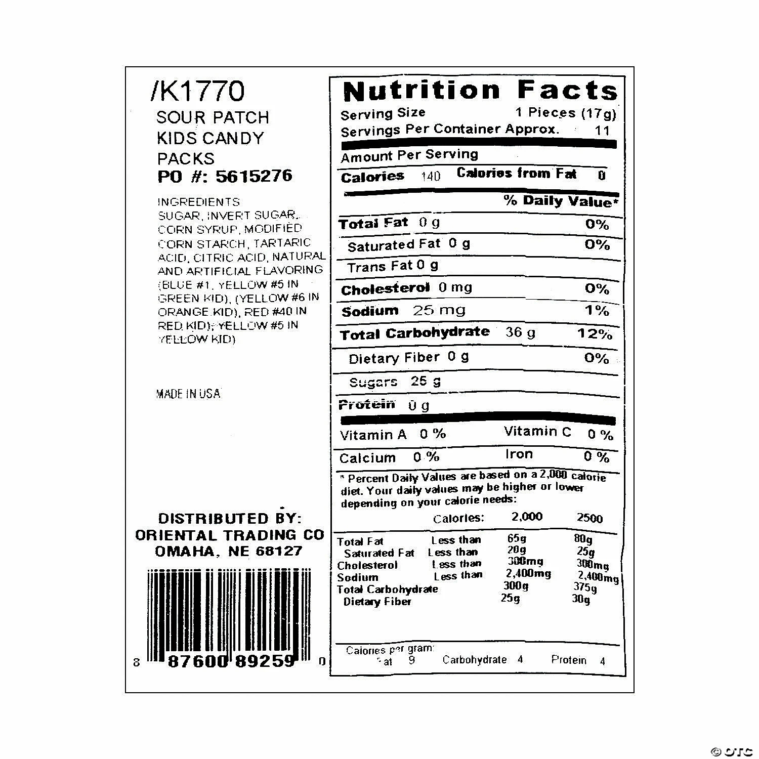 Best deal 🎁 Sour Patch Kids® 🍬 Candy Packs - 80 Pc. ✨ - Image 3