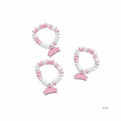 Flash Sale ๐ Stretchable Hard ๐ฌ Candy Bracelets with Princess Charm - 12 Pc. โญ