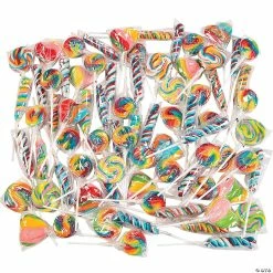Wholesale 🎁 Swirl Lollipop Assortment - 110 Pc. ⭐